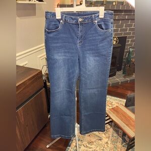 The Classic Women's Straight Leg Jeans in Deep Blue